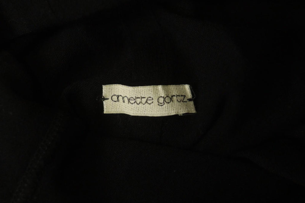 ANNETTE GOERTZ Black Classic Long Sleeve Cowl Neck Pullover Sweatshirt – Size L