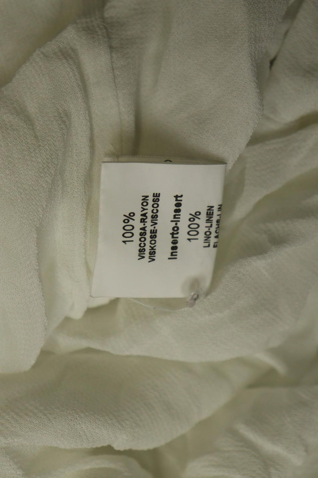 TRANSIT PAR-SUCH White 100% Viscose Sleeveless V-Neck Wide Strap Tank Dress Sz 4