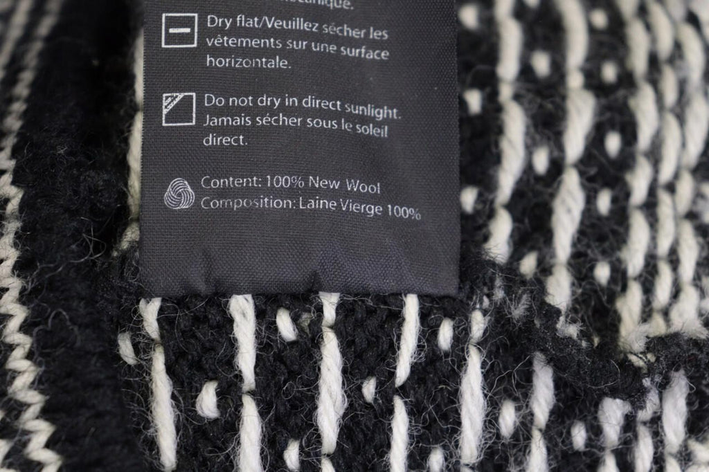 DALE OF NORWAY Black Fair Isle Wool Ski Sweater – Size S