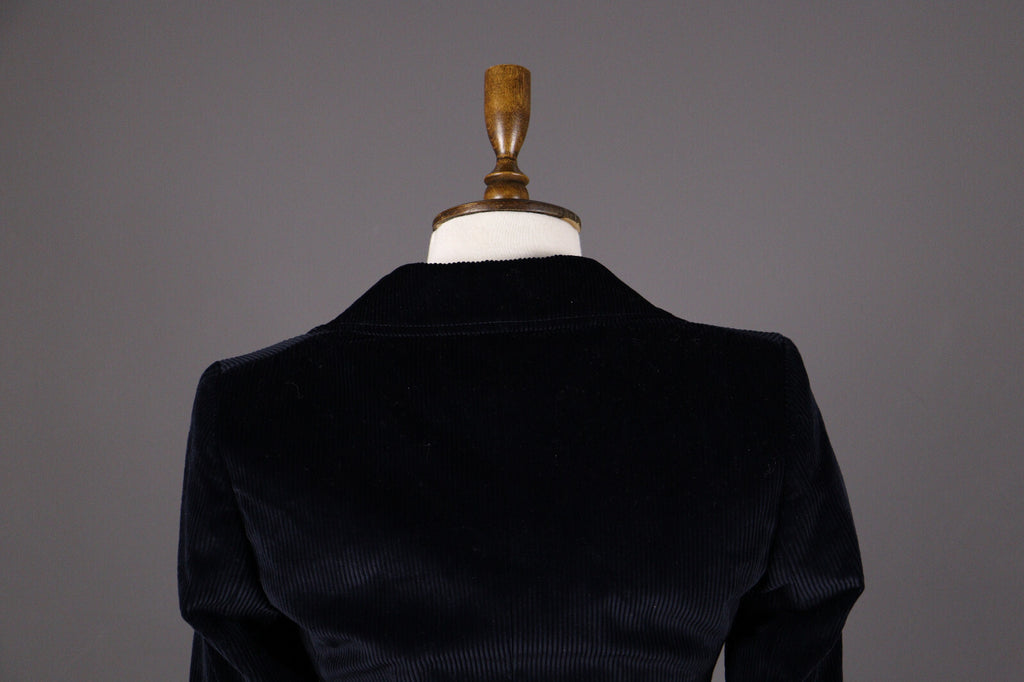 Weekend Max Mara Black Corduroy Two Button Blazer Jacket – Size I 38 / GB 6