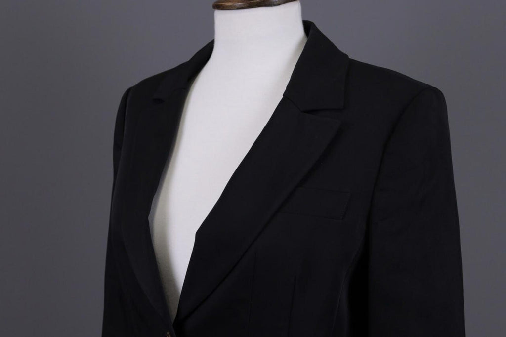 CLASS ROBERTO CAVALLI Black Two Button Lightweight Blazer Jacket – Size 44