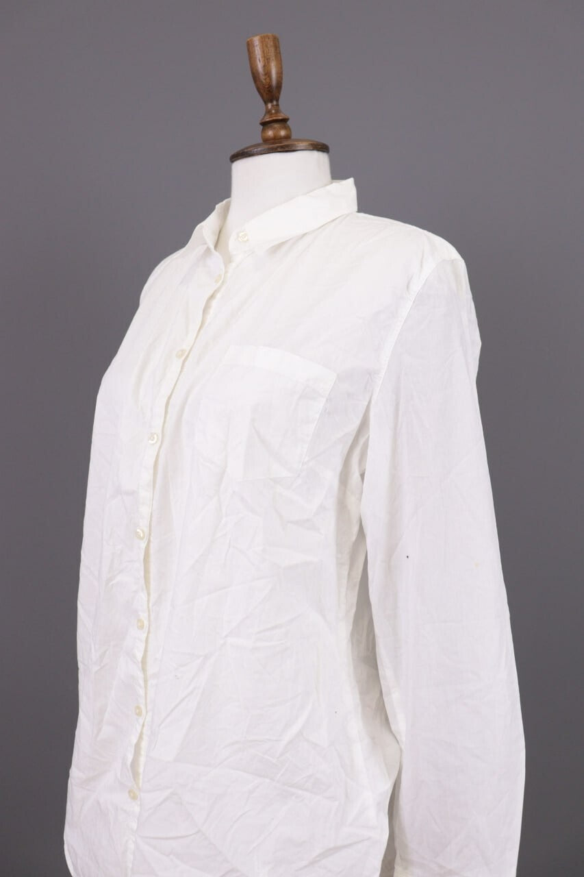 Emily Van Den Bergh White Long Sleeve Blouse Tunic Shirt – Size 44