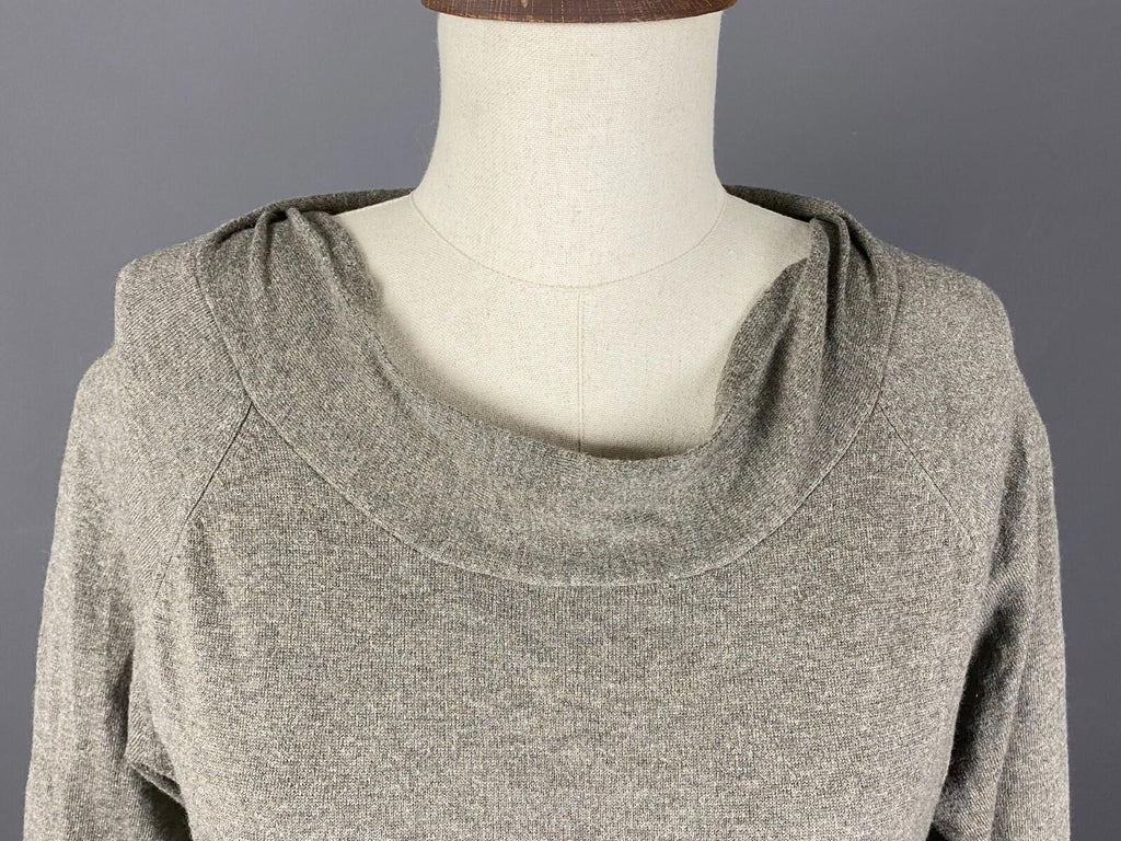OSKA Regular Fit Cashmere Lagenlook Long Sleeve Sweater Midi Dress – Size 1
