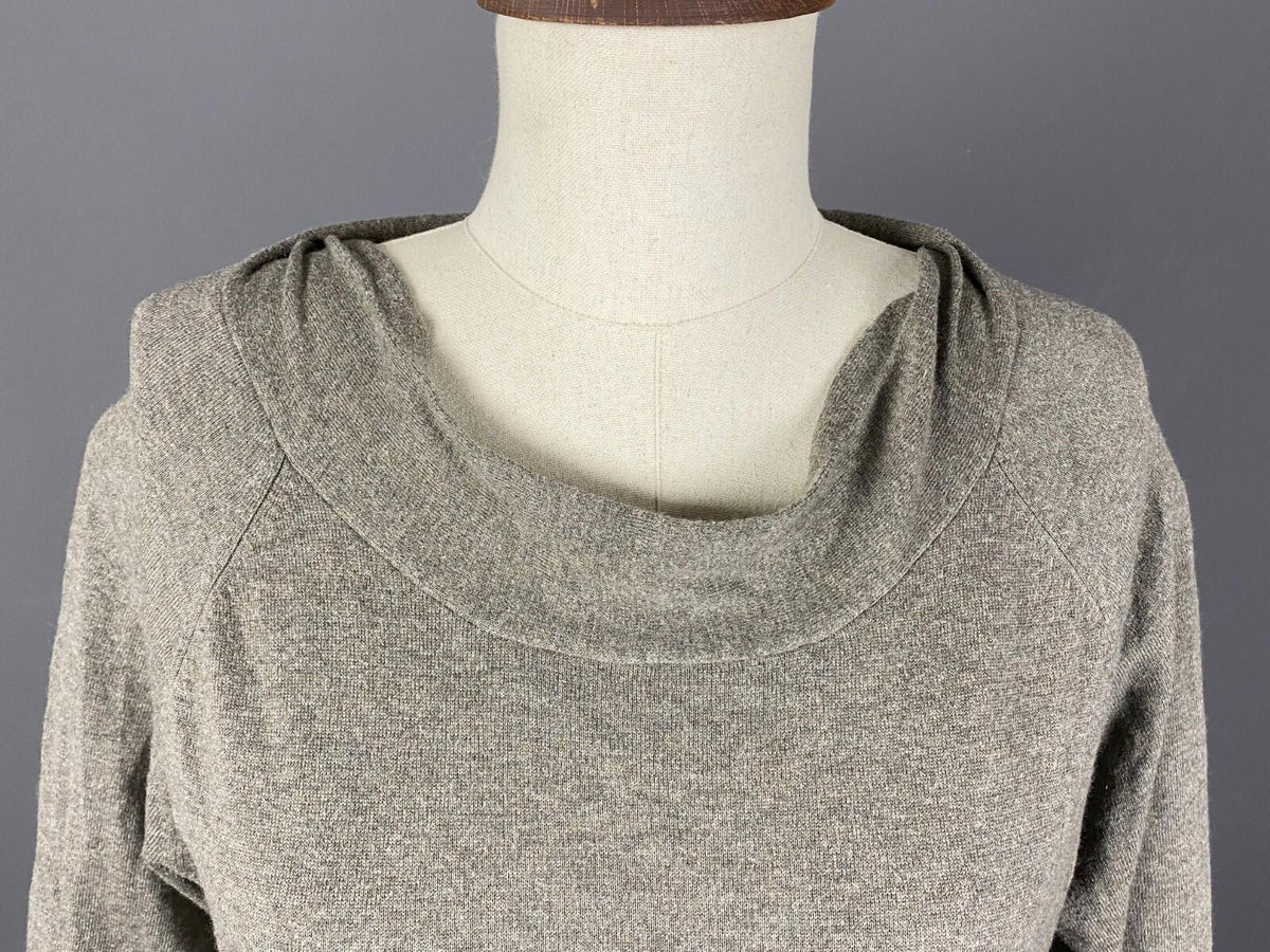 OSKA Regular Fit Cashmere Lagenlook Long Sleeve Sweater Midi Dress – Size 1