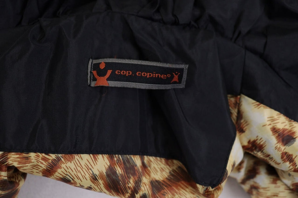 Cop. Copine Black Lagenlook Full Zip Veste Designer Parka Coat Jacket – Size 30