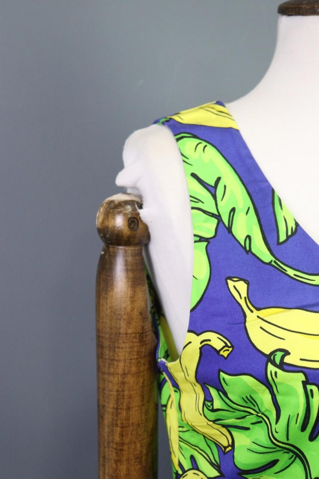 LOVE MOSCHINO Multicolor Fruits Sleeveless A-Line Short Dress – Size US 10 / I 46
