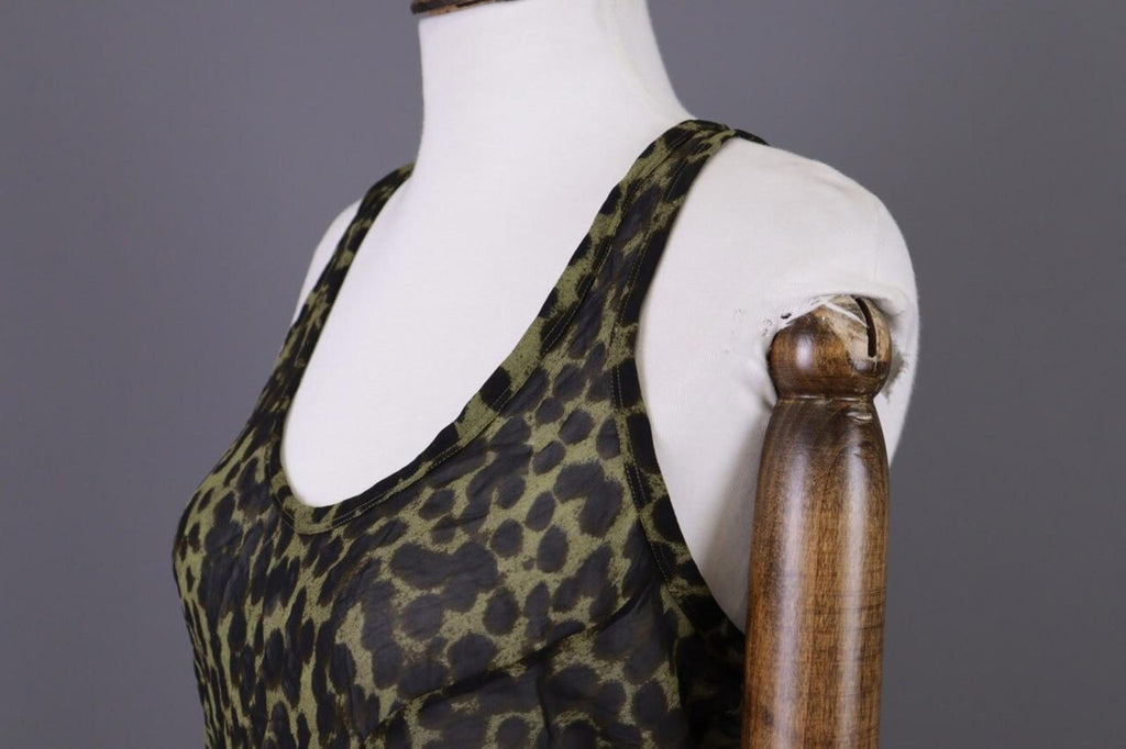 ISABEL MARANT ETOILE Multicolor Animal Printed Mesh Top Shirt Blouse – Size 36 S