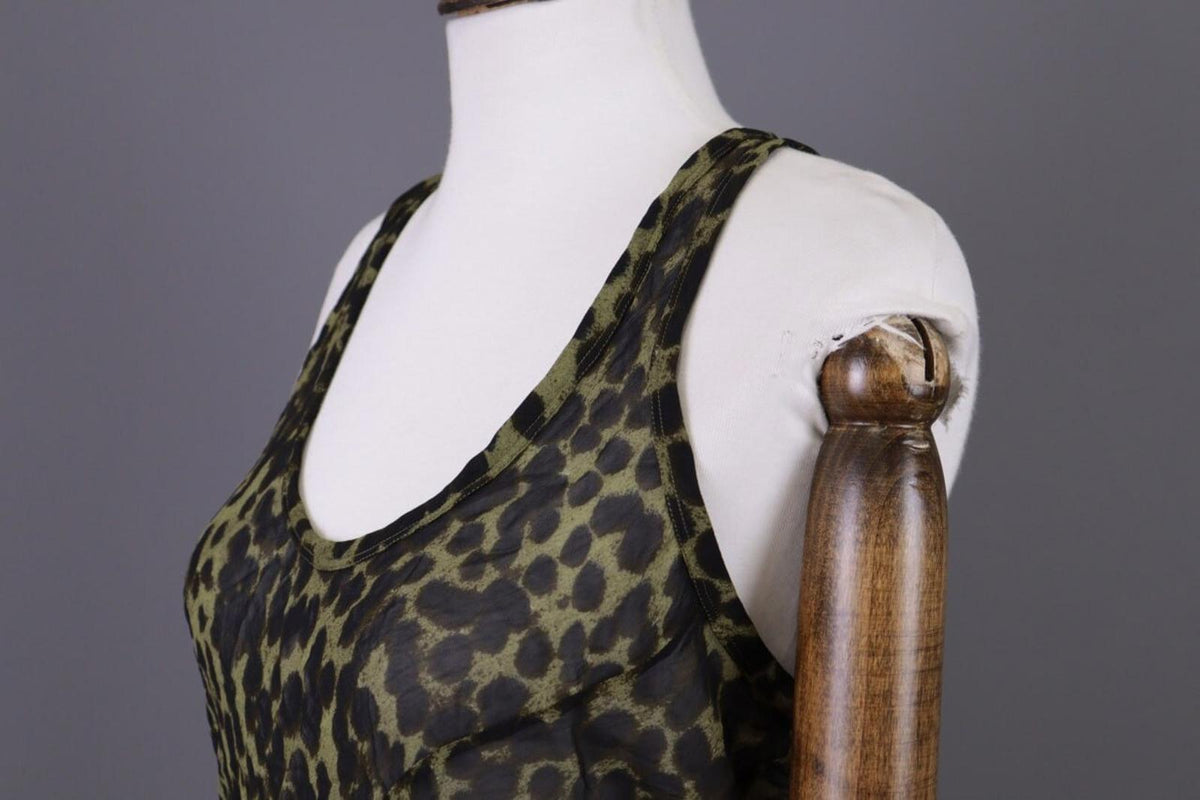 ISABEL MARANT ETOILE Multicolor Animal Printed Mesh Top Shirt Blouse – Size 36 S