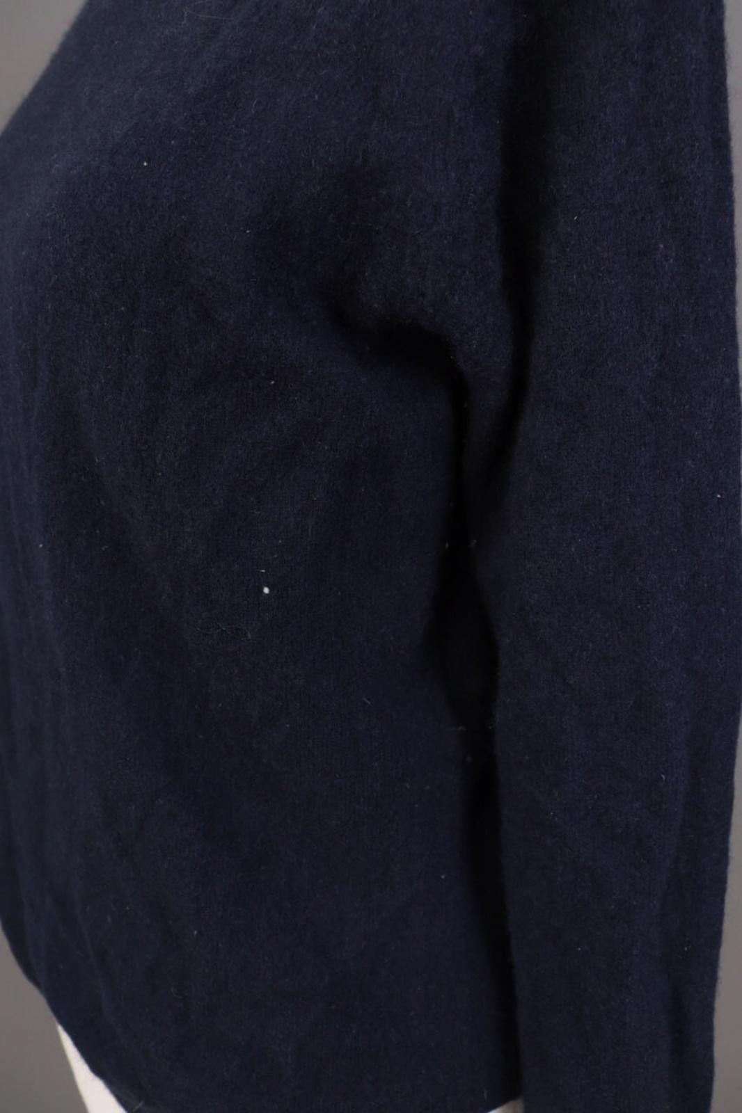 SMINFINITY Blue 100% Cashmere Knit Oversized Sweater S