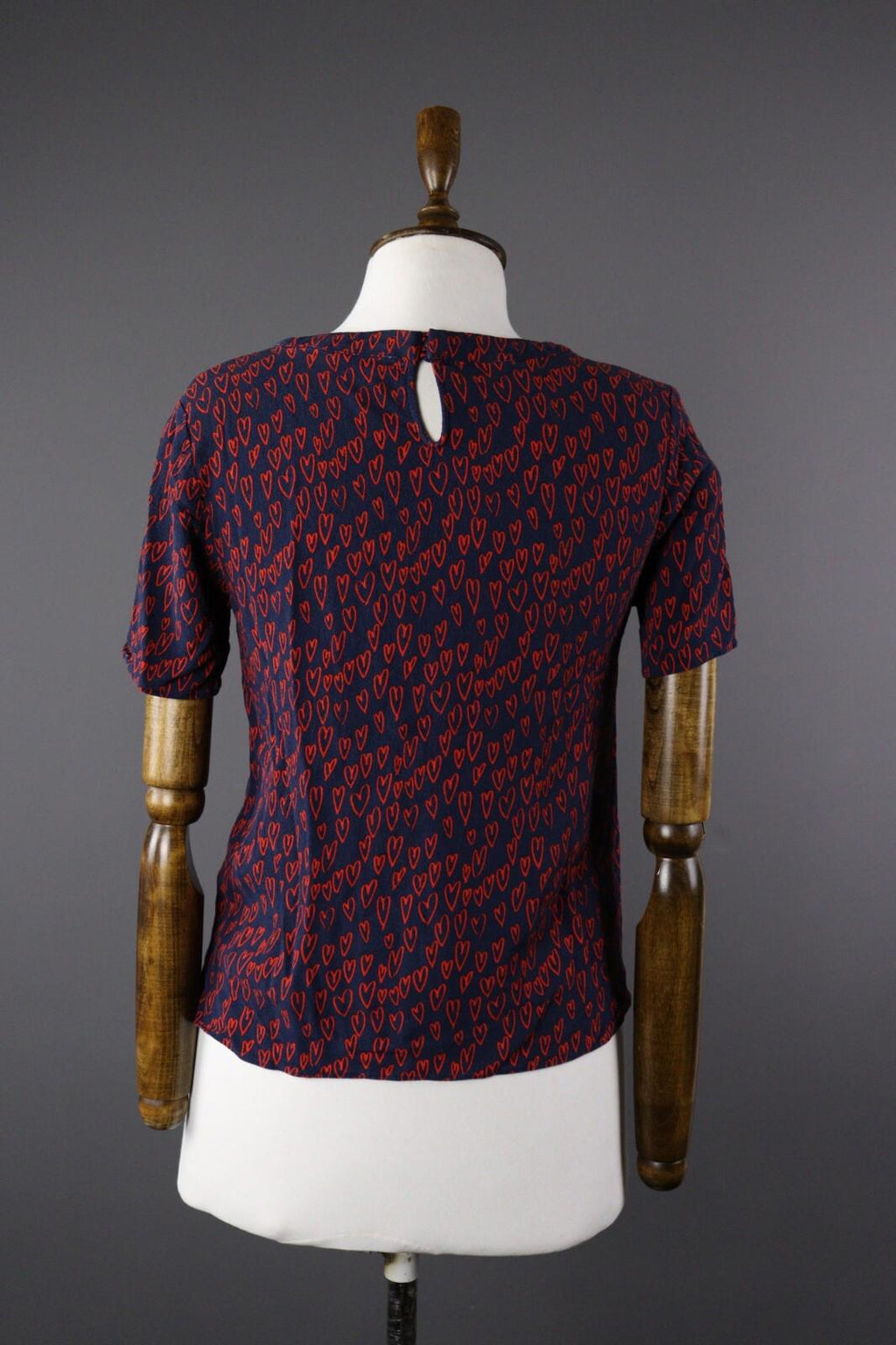 CLAUDIE PIERLOT Multilogo Short Sleeve Blouse Shirt Top – Size 38