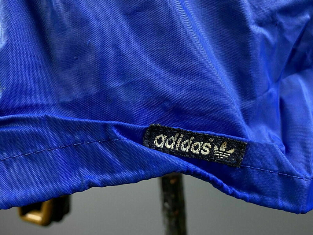 Vintage Adidas Ventex Blue White Stripe Nylon Track Jacket – Men's M