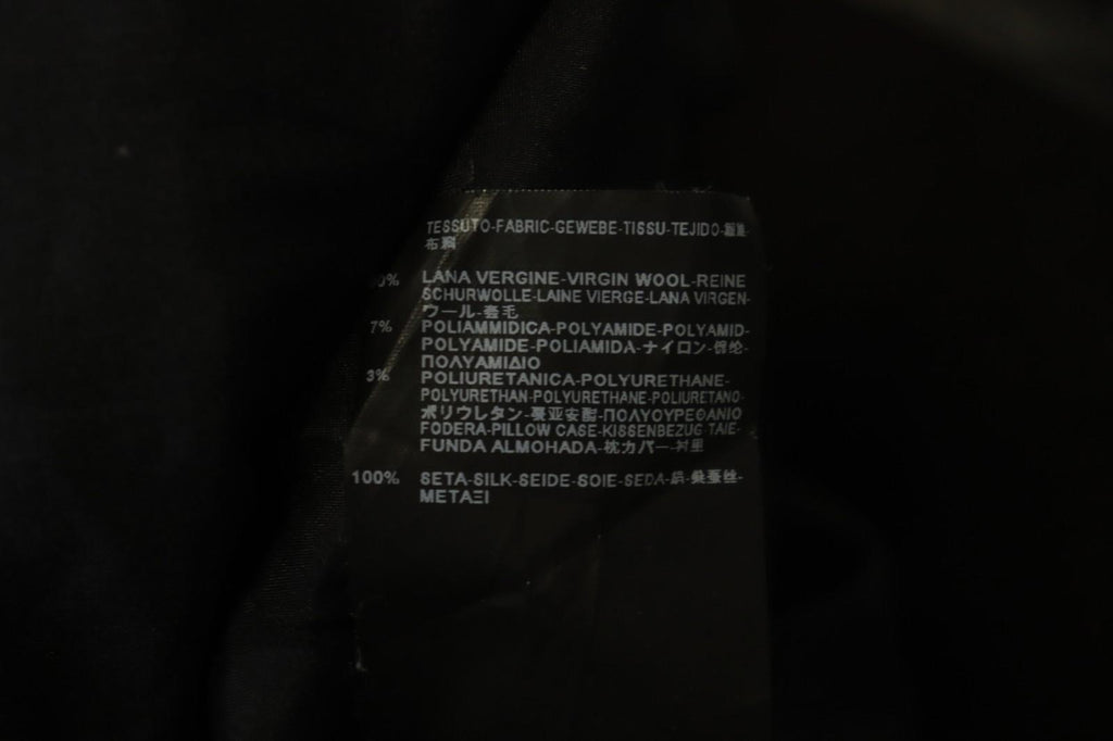 Balenciaga Black Wool Double Breasted Peak Lapel Formal Blazer Jacket – Size 38
