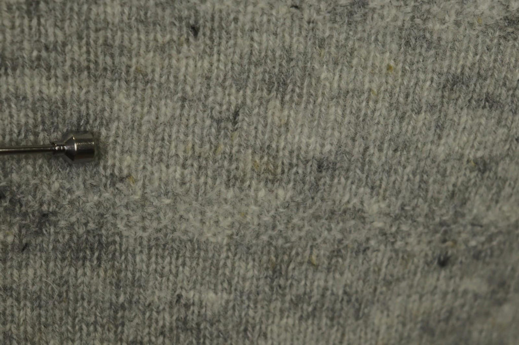 GUDRUN SJODEN Gray Crew Neck Raglan Sleeve Button Front Cardigan Sweater – Size S