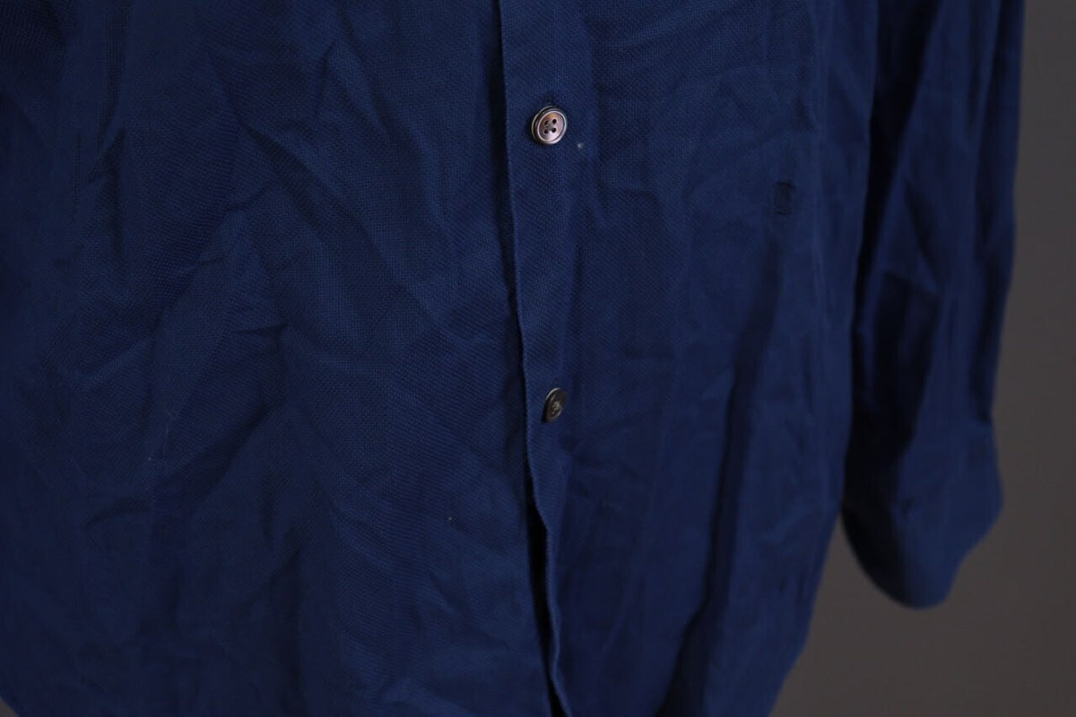 Closed Regular Blue Long Sleeve Button Down Shirt – Size L
