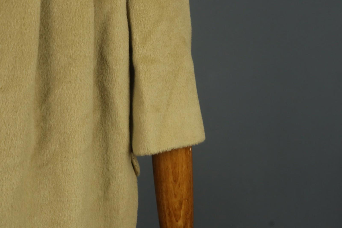 MOSCHINO Aeffe Brown 100% Virgin Wool 3/4 Sleeve Cheap and Chic Short Coat Sz 38