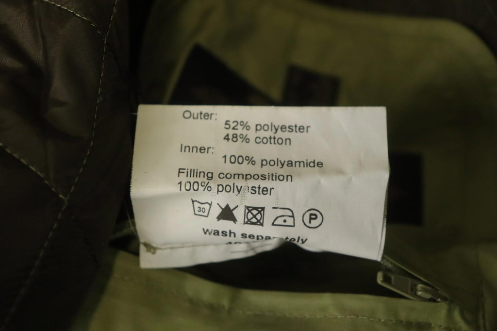 BARBOUR Green Long Sleeve Collared Flap Pocket Snap Front Quilted Jacket – Size 38