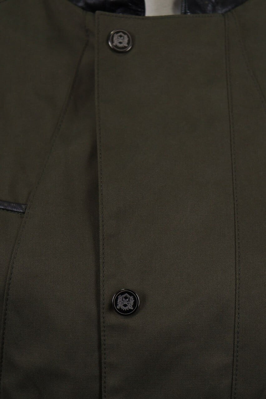 The Kooples Khaki Full Zip Multipockets Cargo Snap Jacket – Size XS