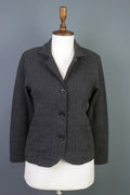 TRANSIT PAR SUCH Gray Designer Wool Business Blazer Jacket – Size 3