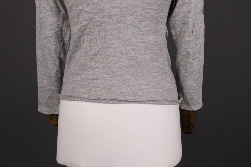 ESCADA Gray Wool Silk Cashmere Long Sleeve Top Shirt – Size 40