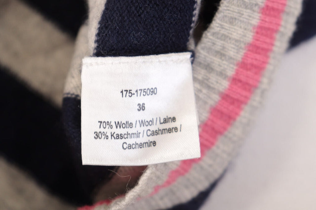 Princess Goes Hollywood Stripe Wool Cashmere Knit Sweater – Size 36
