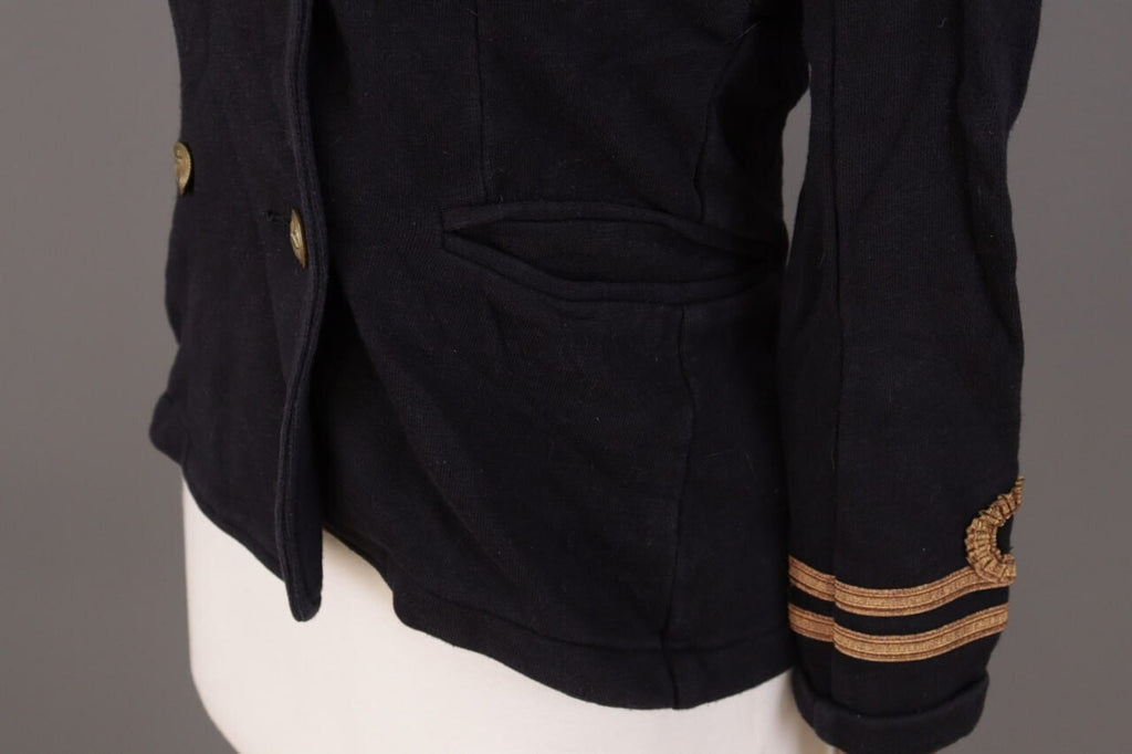Denim & Supply Ralph Lauren Blue Double Breasted Yachting Military Jacket – Size S