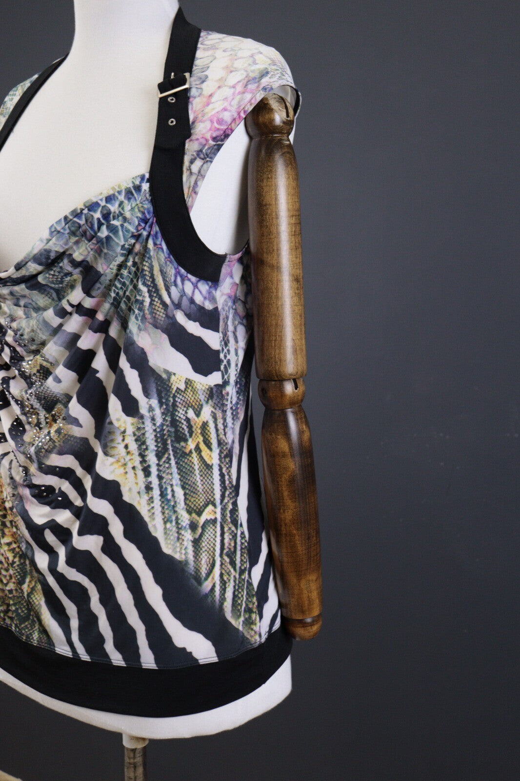Etoile Du Monde Paris Aminal Print Sleeveless Top Shirt – Size S / US 6 / 38