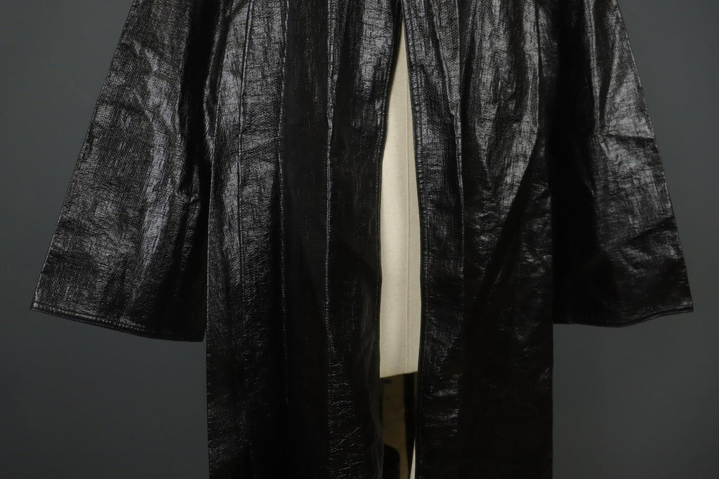 Carolina Herrera Black Regular Fit Long Sleeve Open Front Trench Coat – Size XS – Used
