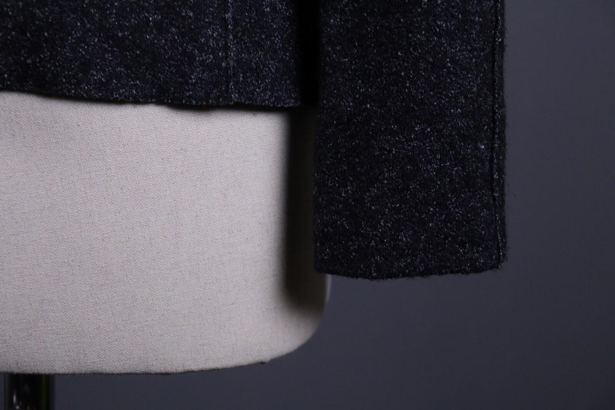 ISABEL MARANT ETOILE Gray Wool Drape Tweed Blazer Jacket – Size 40 / S