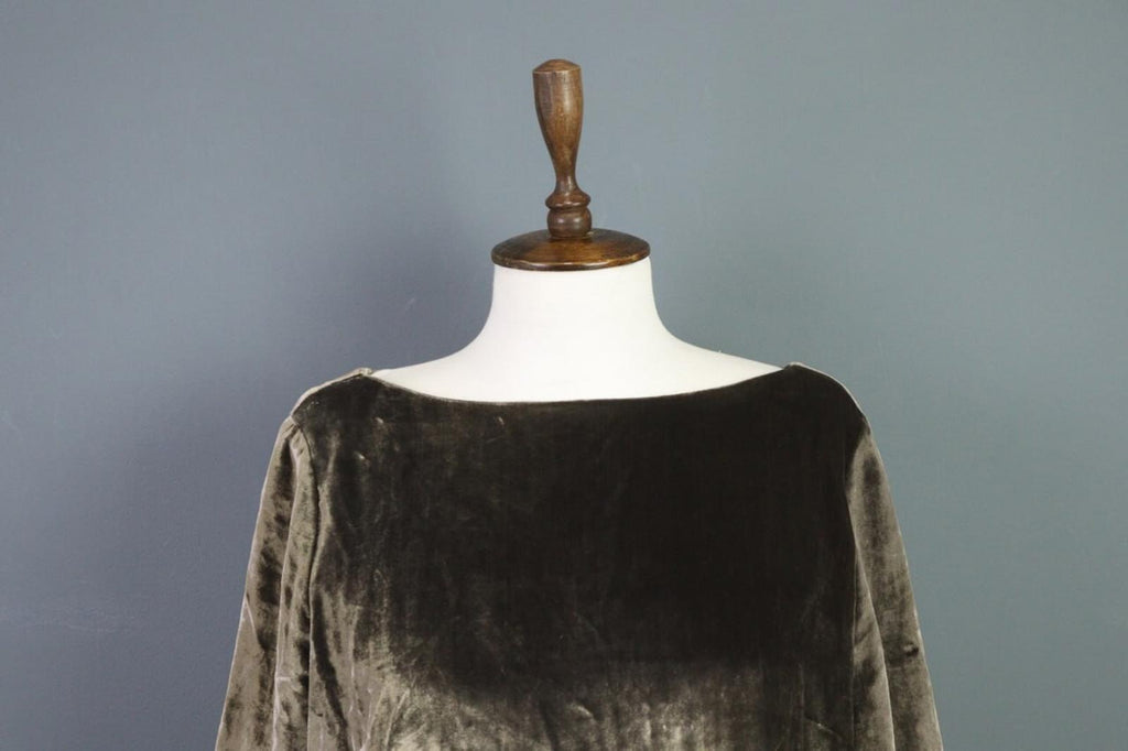 TOAST Brown Corduroy Silk 3/4 Sleeve Blouse Shirt – Size 12