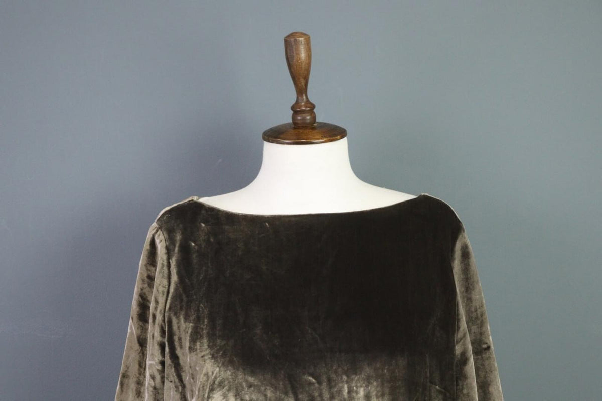 TOAST Brown Corduroy Silk 3/4 Sleeve Blouse Shirt – Size 12
