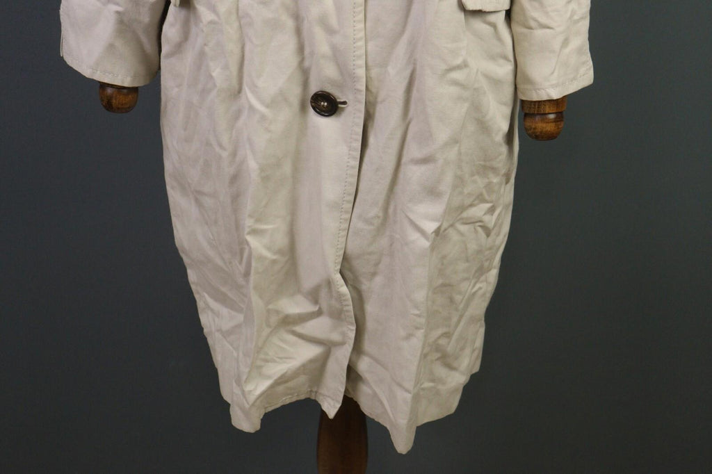 'S MAX MARA White Cotton Ramie Overcoat Coat Jacket – Size 12
