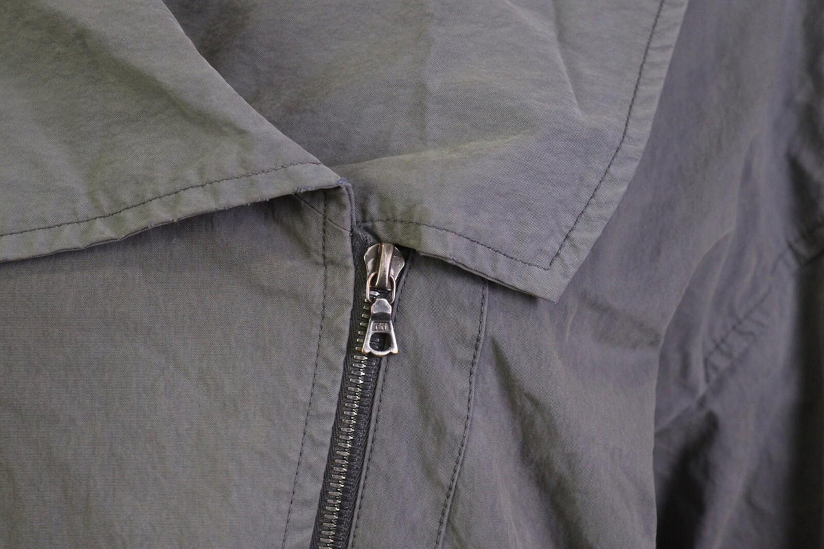 OSKA Gray Long Sleeve Full Zip Collared Pockets Oversized Jacket – Size 1
