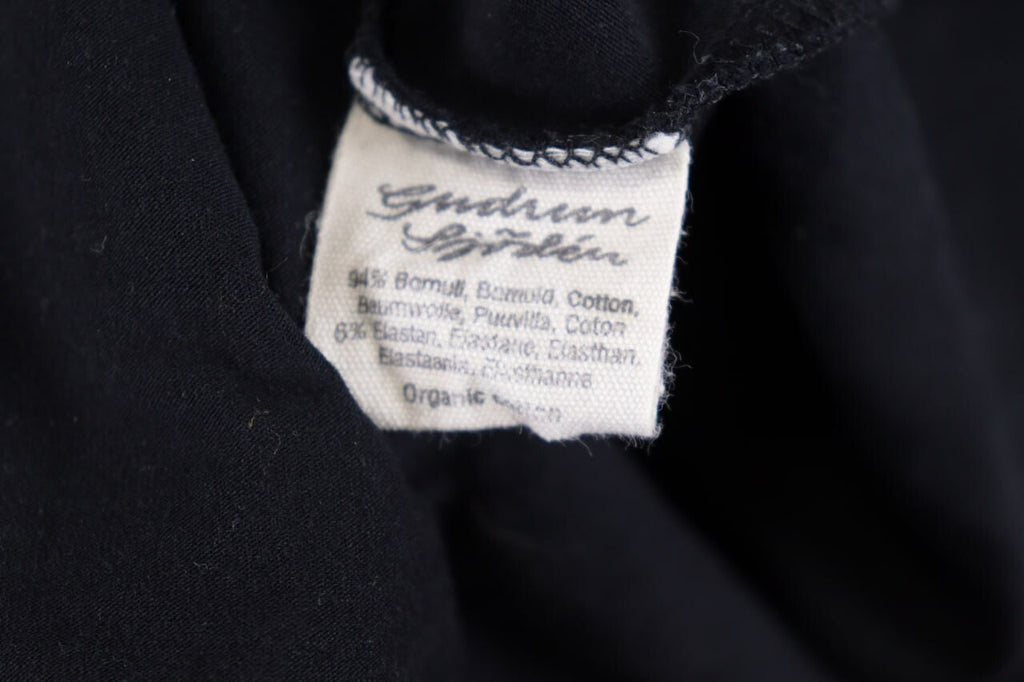 Gudrun Sjoden Black Lagenlook Long Sleeve Relaxed A-Line Dress – Size L