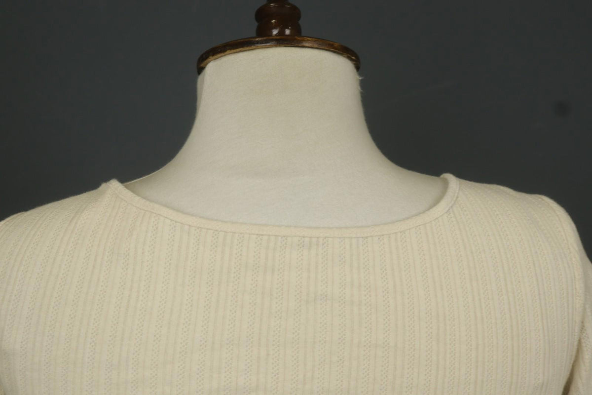 SEZANE Cream 100% Cotton Cable Knit Deep V-Neck Button Front Cardigan – Size S