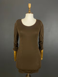 High Use Claire Campbell Brown Summer Bodycon Tunic Dress – Size M