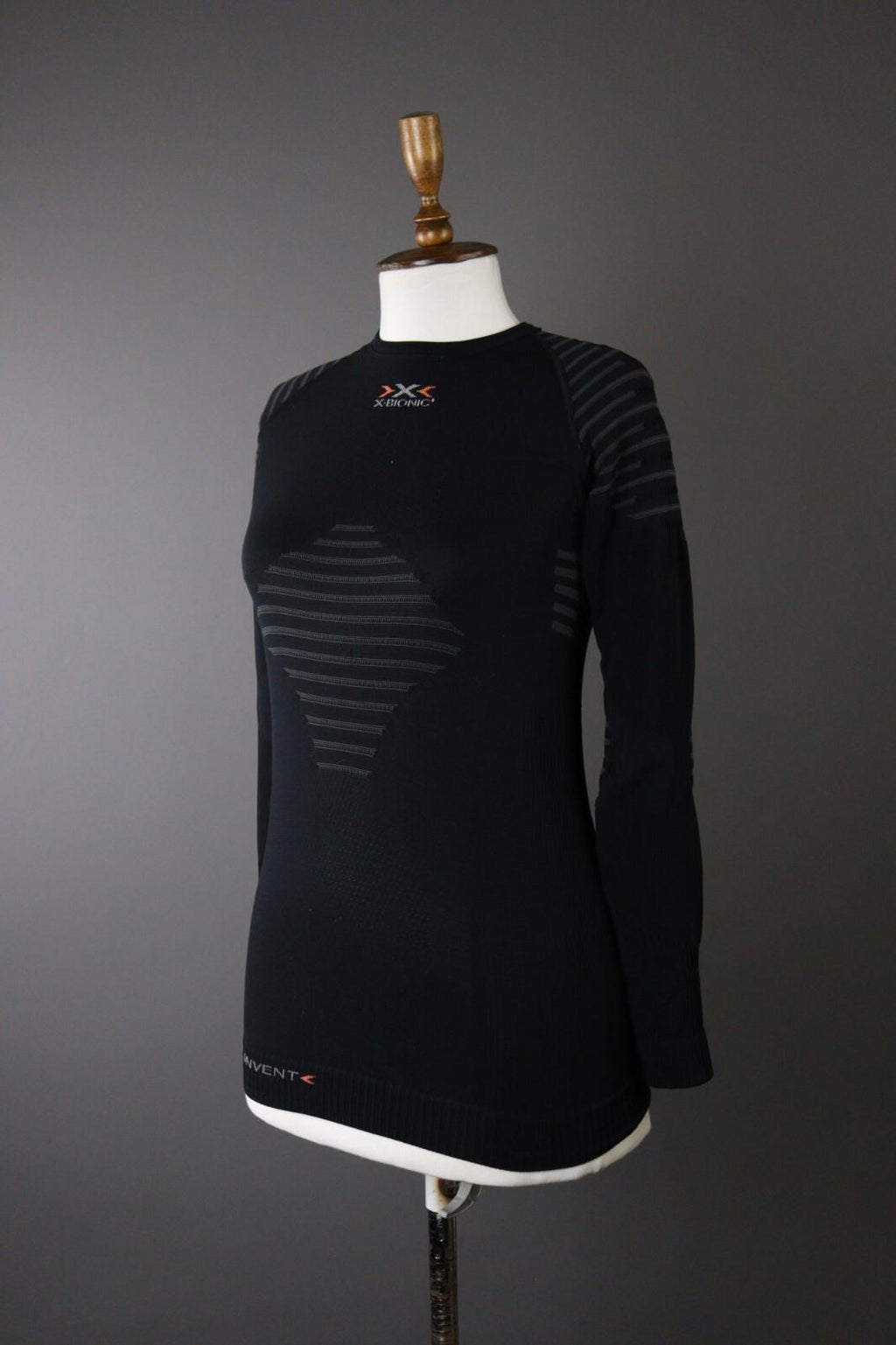 X-BIONIC INVENT Black Compression Base Layer Top – Size M