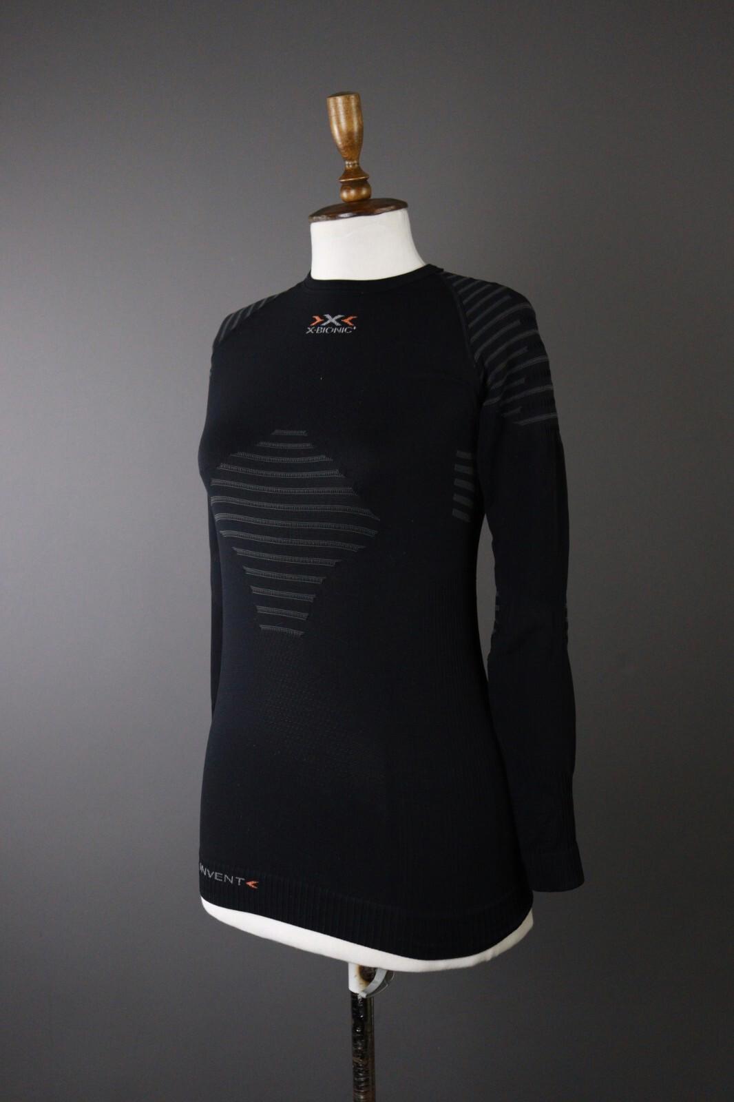 X-BIONIC INVENT Black Compression Base Layer Top – Size M