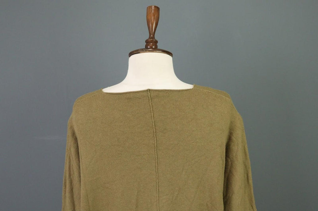 TRANSIT PAR SUCH Green Knit Lagenlook Tunic Sweater – Size 4