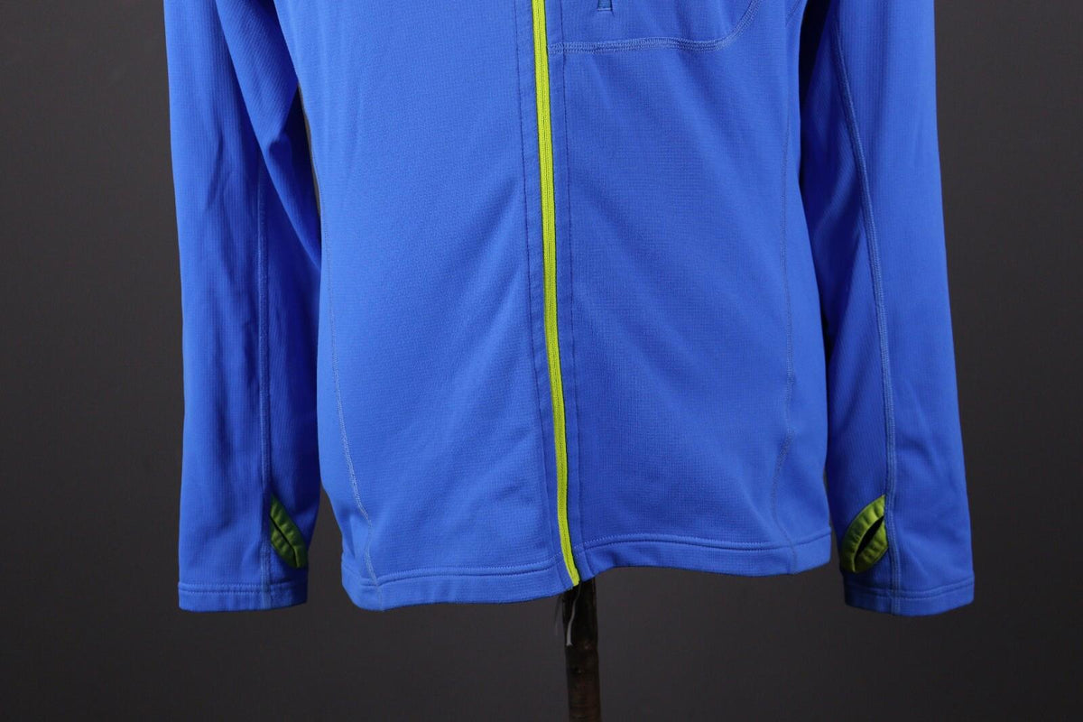 HAGLOFS Stem Full Zip Blue Fleece Hiking Sweater – Size M
