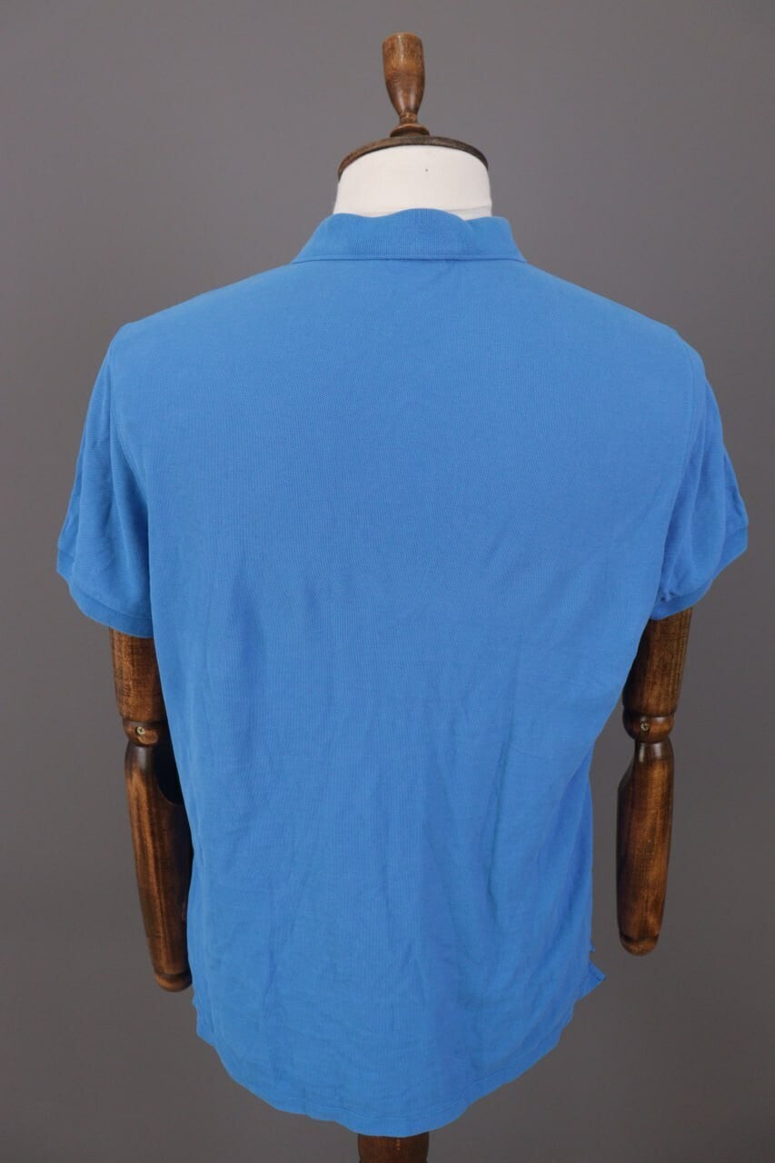 J.Lindeberg Slim Fit Blue Sport Golf Short Sleeve Polo Shirt – Size L