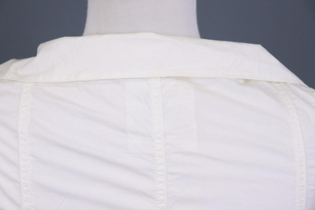ANNETTE GORTZ Summer White Sleeveless Bodycon Wrape Midi Dress – Size 34