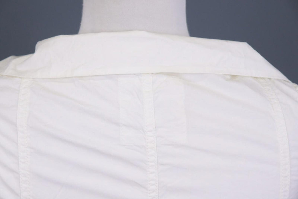ANNETTE GORTZ Summer White Sleeveless Bodycon Wrape Midi Dress – Size 34