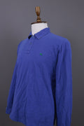 ETRO Milano Blue Collared Paisley Pullover Sweater – Size XL