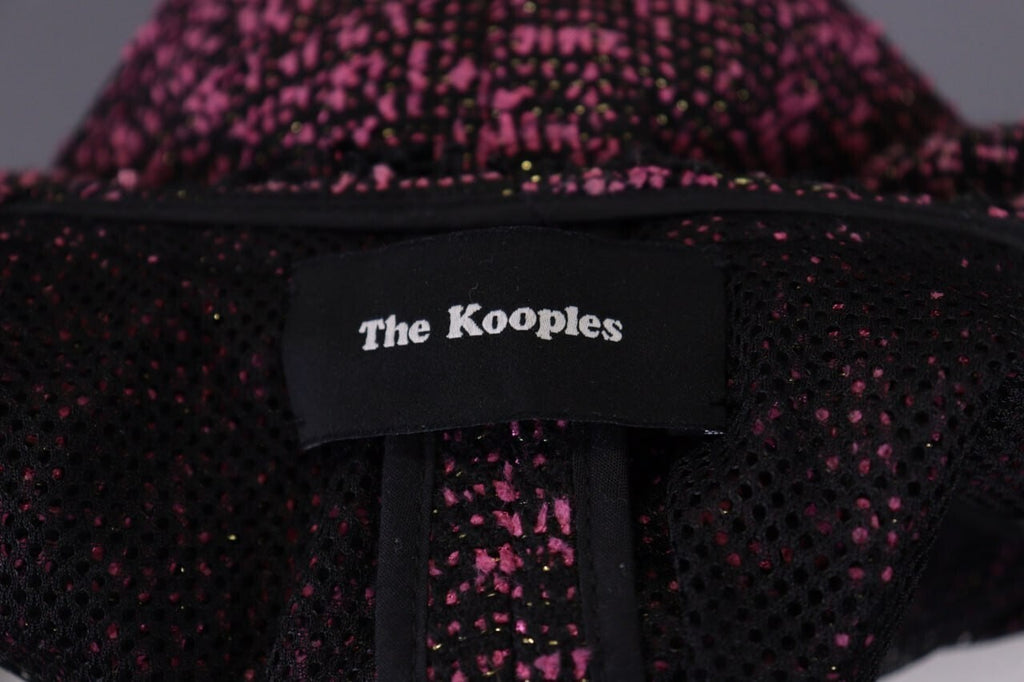 The Kooples Purple Embroidered Open Front Cardigan Jacket – Size 32