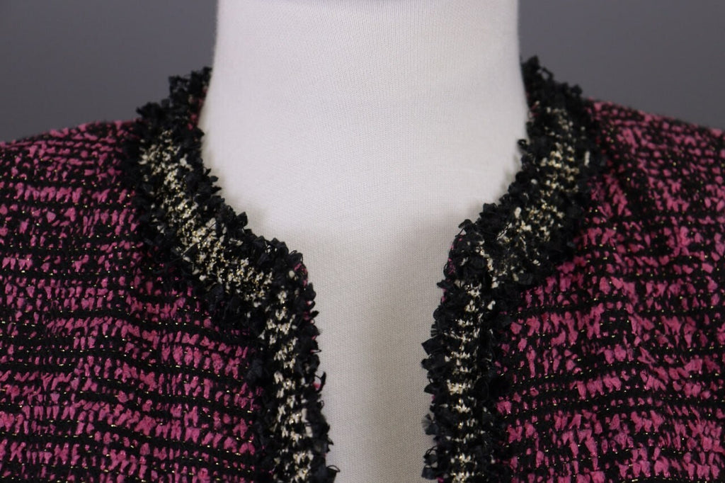 The Kooples Purple Embroidered Open Front Cardigan Jacket – Size 32