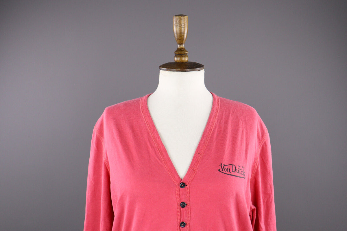 Von Dutch Summer Open Front Cardigan Sweater – Women's L