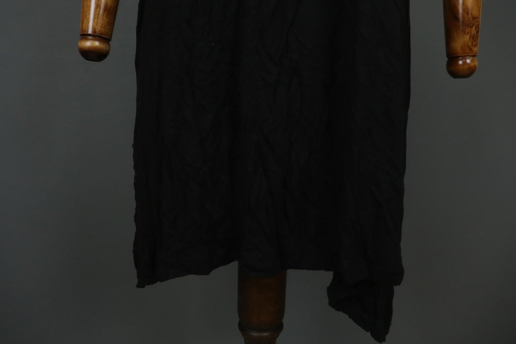 Barbara Speer Black 100% Viscose Sleeveless V-Neck Pullover Tank Dress – Size 2