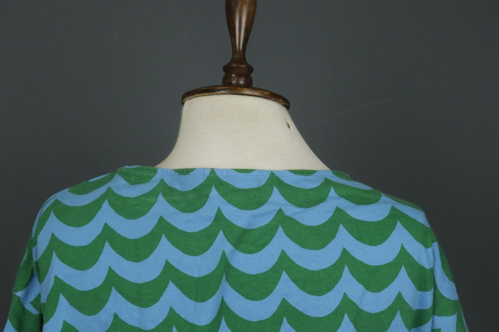 MARIMEKKO X Uniqlo Laine Multi Scallop Print Cotton Pullover Tunic Top – Size M