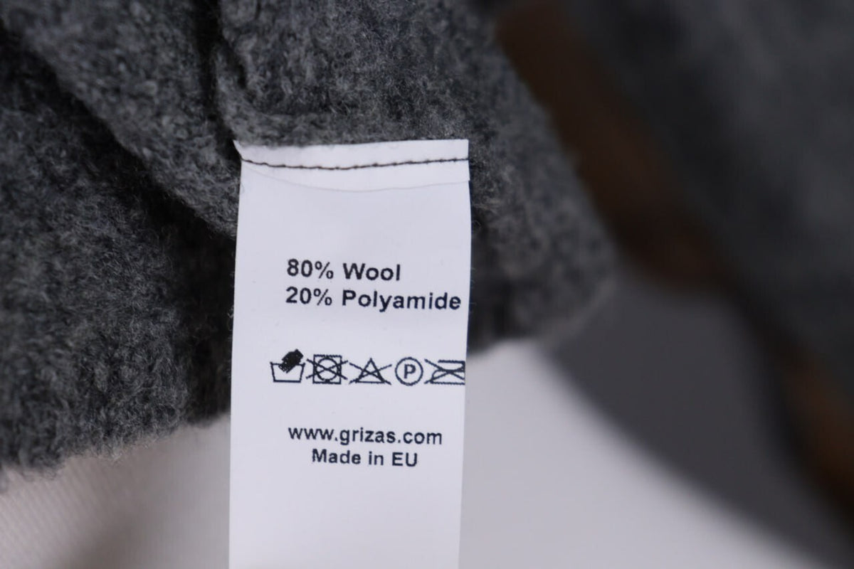 Grizas Gray Wool Lagenlook Textured Knit Cardigan Sweater – Size XL
