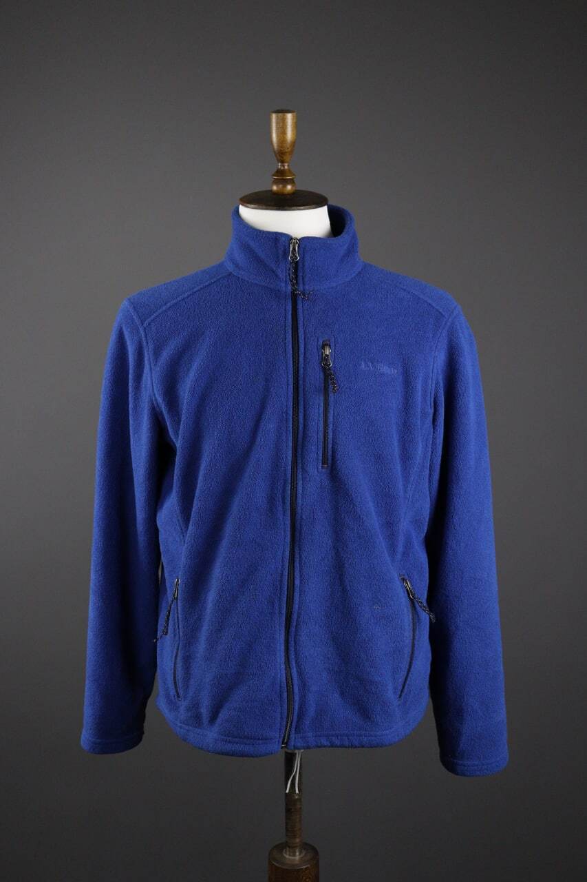 L.L. Bean Blue Polartec Activewear Outdoor Fleece Jacket – Men's L